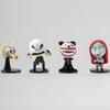8Pcs/Set The Nightmare Sally Jack Skellington Christmas Action Figure Vinyl Figurine Halloween Gift Collection Toys