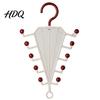 Sturdy Hook Clothes Hanger V-Shaped Hanging Rack with 10 Hooks Double Sided Hanger 360° Multifunctional Organizer Swivel Closet Organizer for Hats