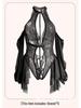 Miaozi Sexy Lace See-Through Bodysuit - Temptation & Teasing Nightwear for Women 2627