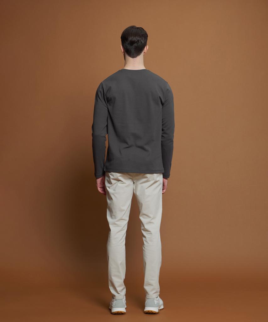 PANICALE Ivory Drawstring Cotton Blend Pants