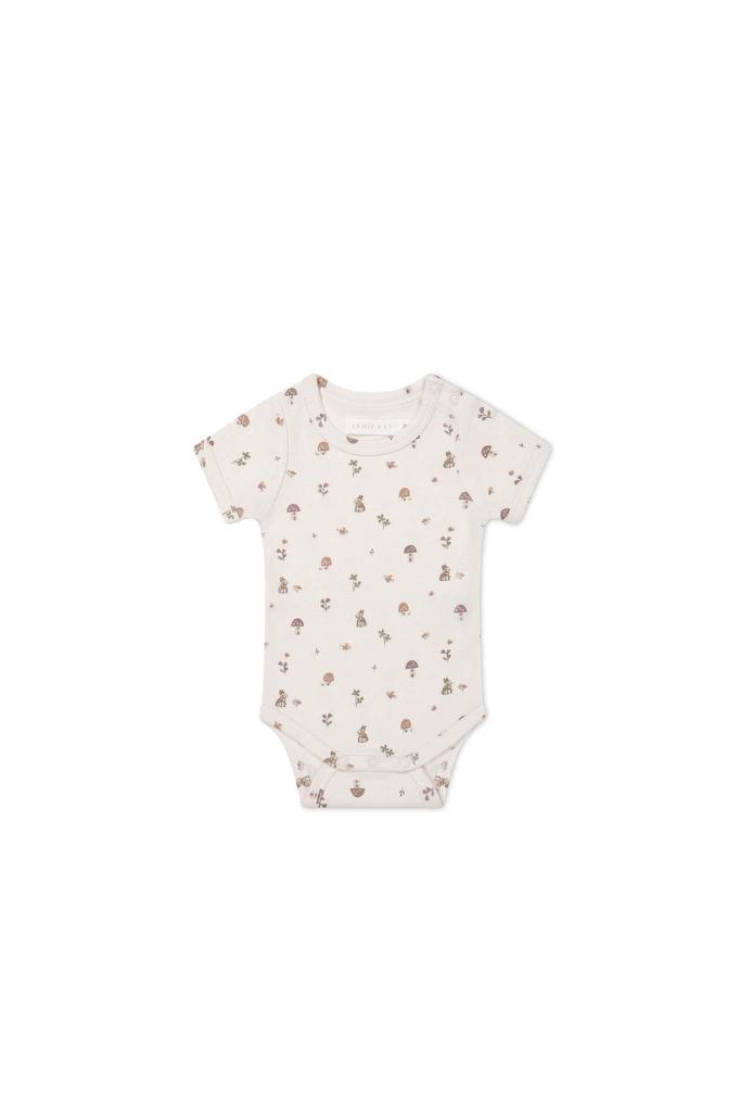 OC Short Sleeve Bodysuit Foraging Friends JBCO245226 Baby IVR 60 [Jamie Kay]