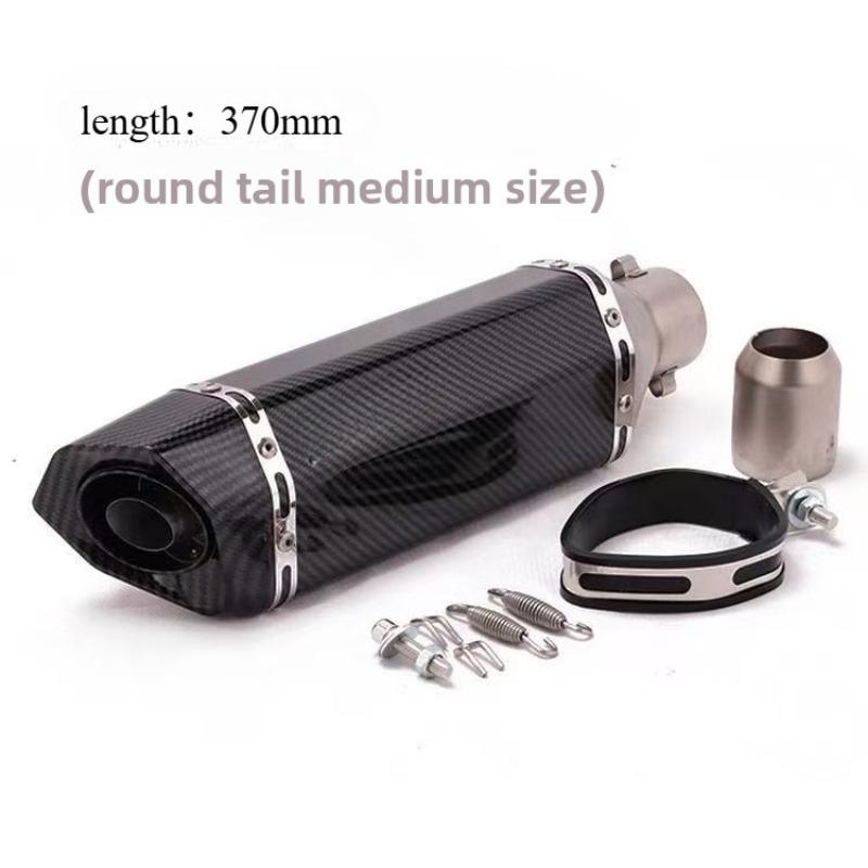For Kpr150 Horizon 350r3r25 Gsx Ninja250z400 Huanglong 300 Modified Small Hexagonal Exhaust Pipe Model Universal Modification Parts