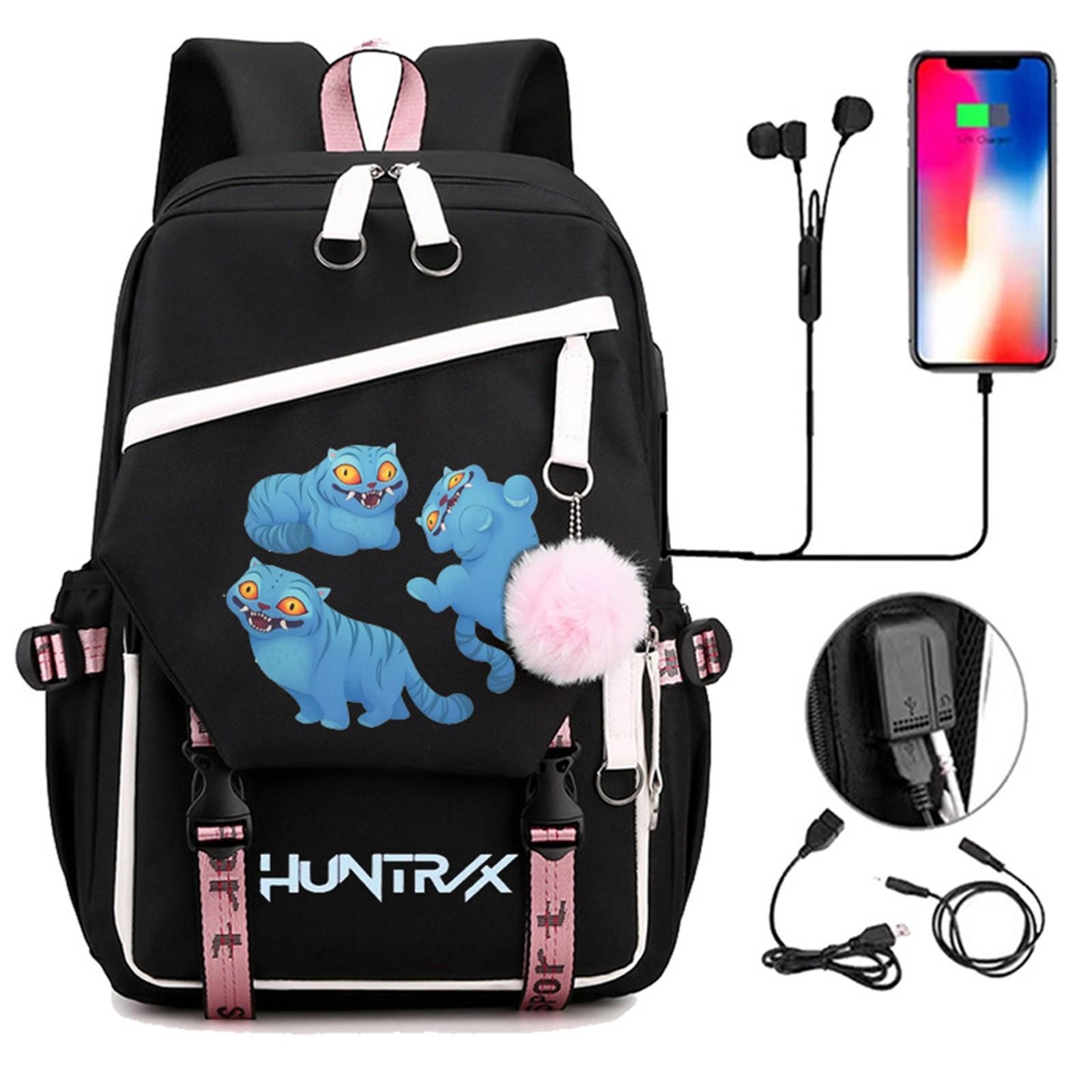 

K-POPDemon Hunters High-value Campus Style Korean Version Schoolbag High School Student Backpack One Size
