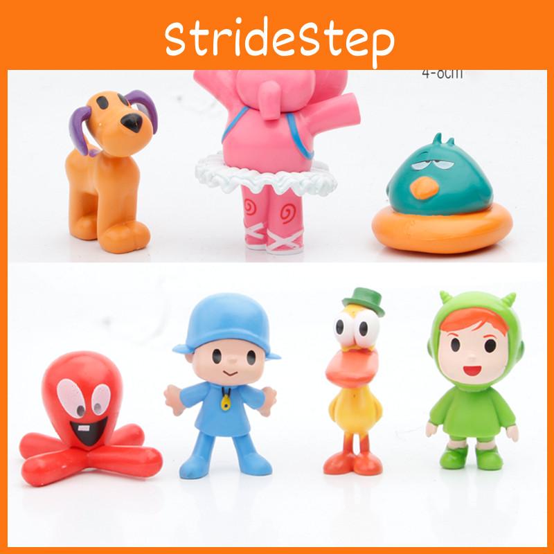Adorable 7pcs Pocoyo Action Figures Zinkia Miniatures Perfect For Cake Decoration