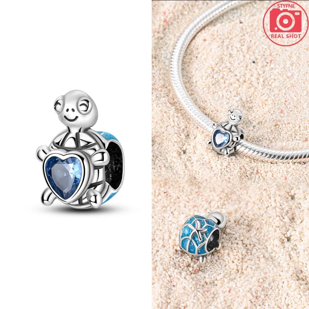 Original Copper Dragon Firefly Butterfly Puppy Heart Plane Travel Charms Beads Fit Bracelet Zircon For Women Gift