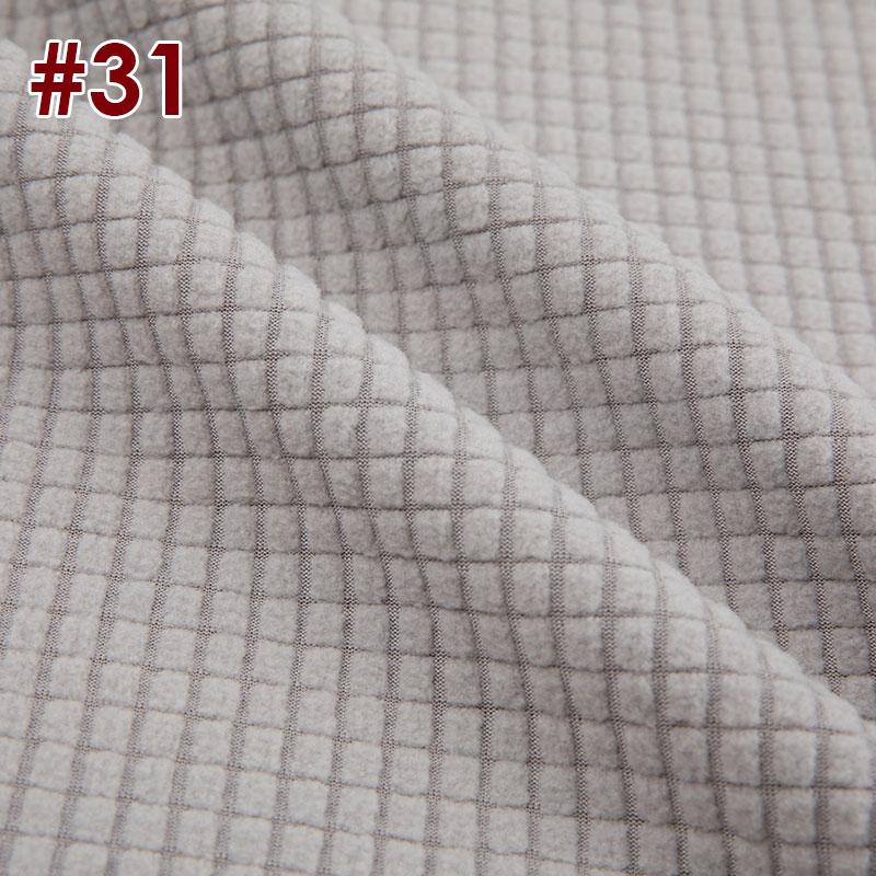 

Polar Fleece Plaid DIY Fabric Thickened Elasticity By the Meter for Sofa Covers DIY Sewing Solid Color Plaid Winter Warm Textile 1x1.7m