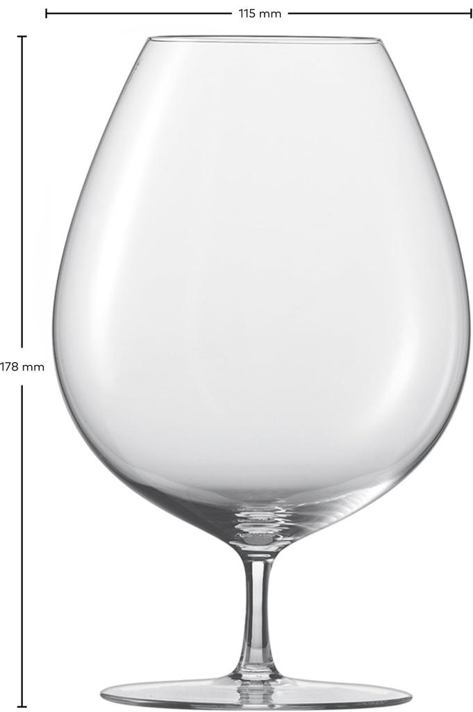 ZWIESEL GLAS Cognac Glasses for Enoteca Cognac and Cognac Pair of Handmade M122197 Brandy, Magnum, 2,