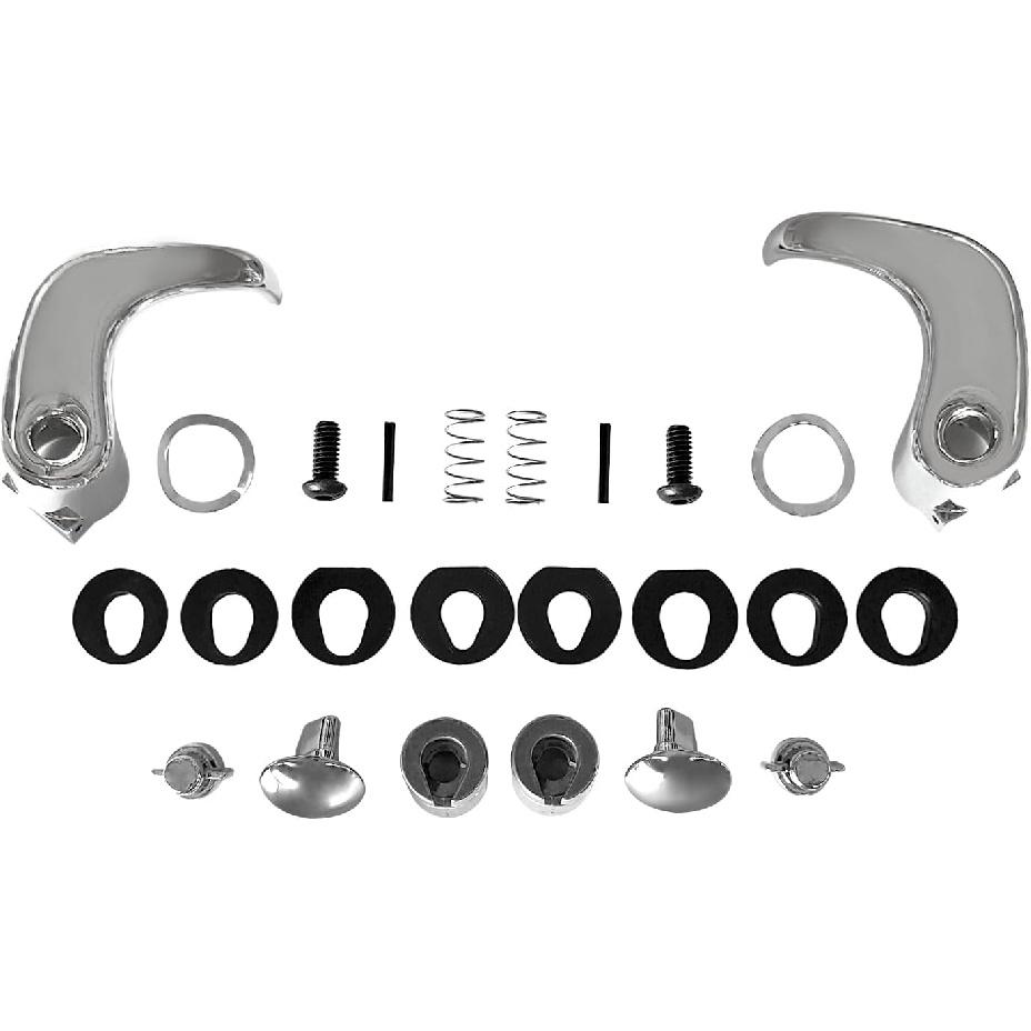 

Locking Vent Window Handle, Pair Replacement Chrome Window Crank Compatible with Chevy Blazer Suburban/with GMC Jimmy, 76999 BHS01861 DHA35357