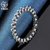 925 Sterling Silver Full AAA Zircon Ring Jewelry