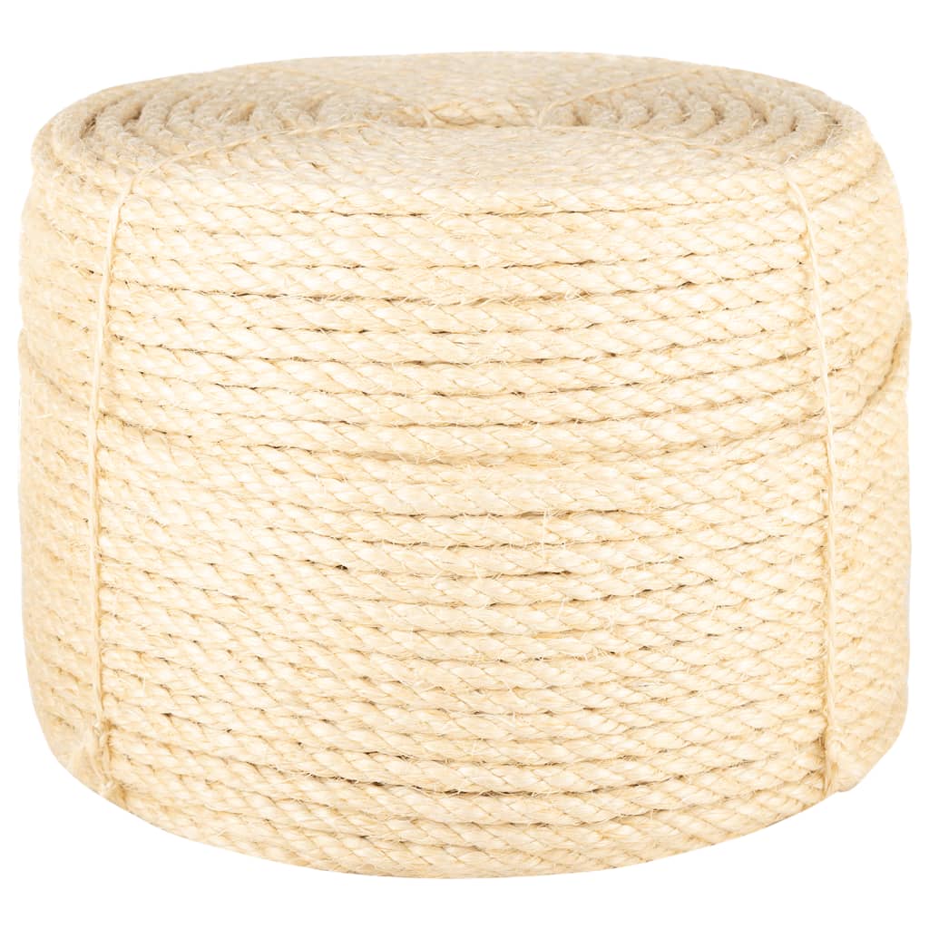 Sisal Rope 100percent Sisal 10 Mm Diameter 25 M Length