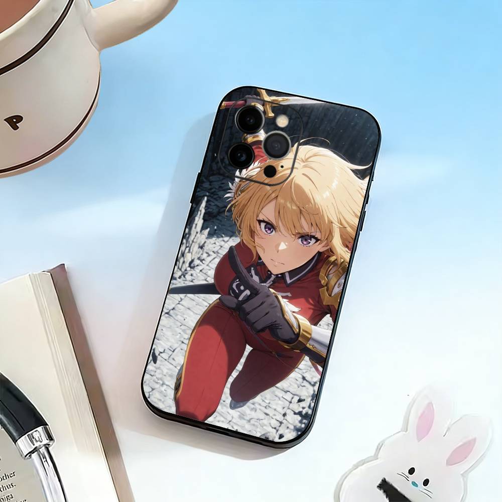 

Artoria P-Pendragon Phone Case For iPhone 17, 16,15,14,13,12,11 Plus,Pro Max, Others Soft Black Cover iPhone15plus