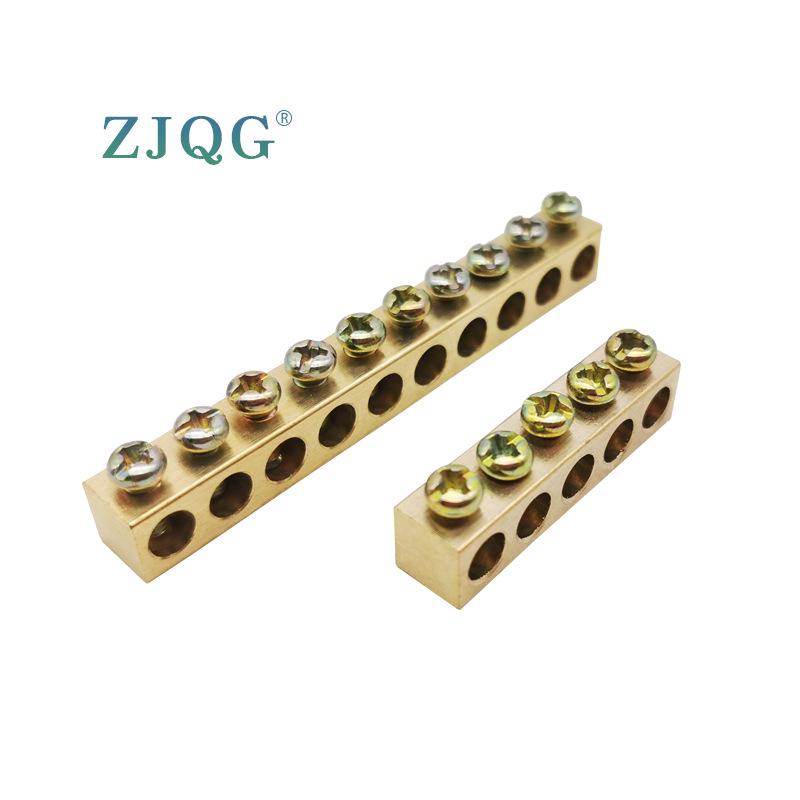 Copper Flat Bar Terminal 9x9 for Wiring and Zero Connection