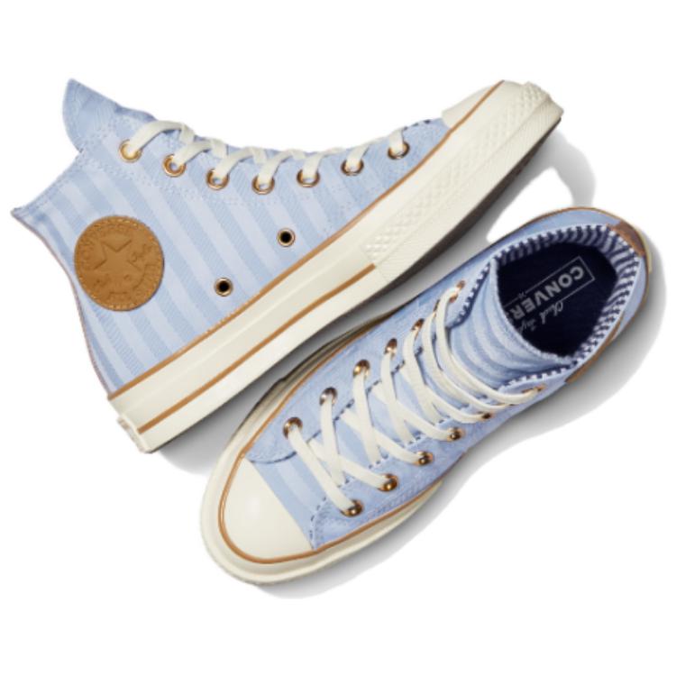 Converse Chuck 70 Comfortable High-Top Canvas Sneakers Unisex Sneakers Blue A08861C
