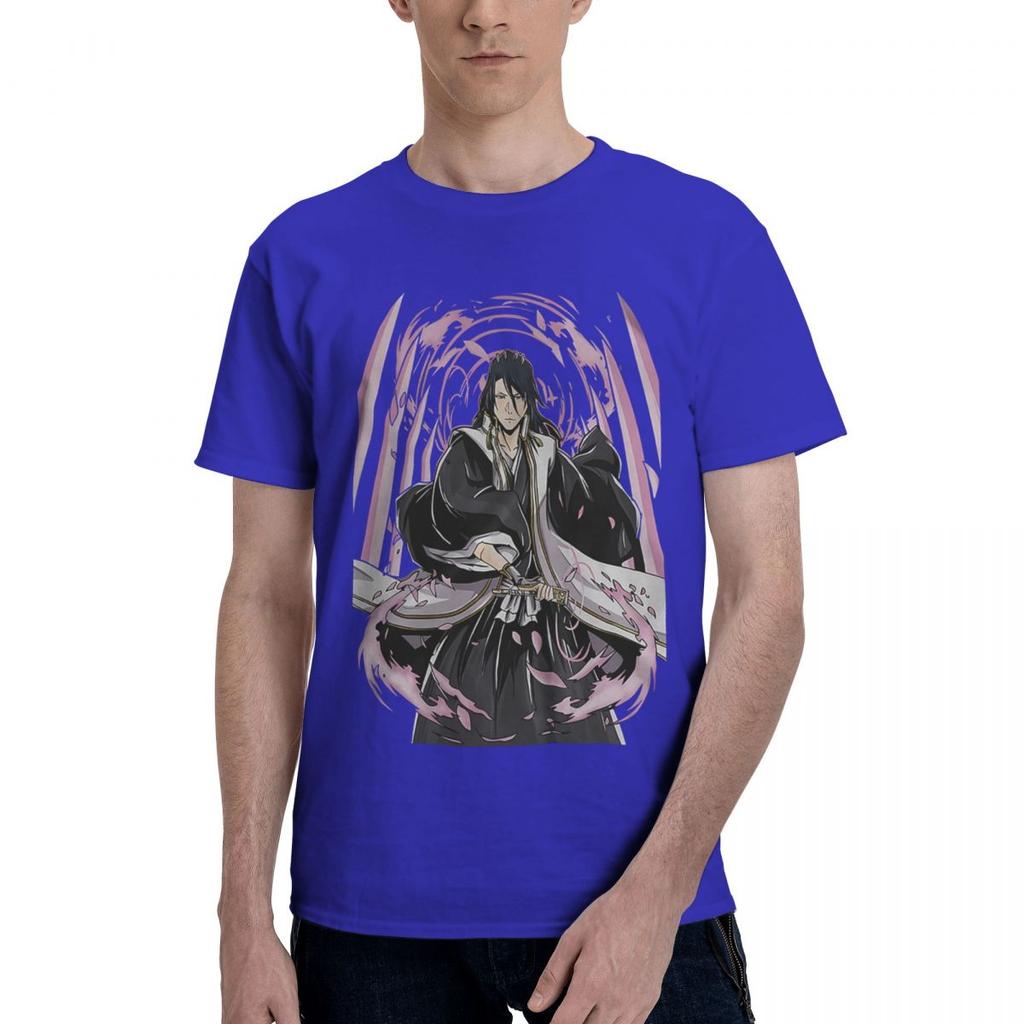 Bleach BYAKUYA BANKAI Manga Strip 100 Cotton Casual Breathable Confortable Top Funny Ugus TShirts Funny Gifts