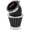 50mm Air Filter, Curved Motorcycle Air Filter for Dirt Pit Quad ATV Bike Bugg