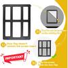 Enjoying Dog Door for Screen Door, Black, 11"x13" Opening, Doggie Door for Sliding Door, Screen Door with Pet Door Built in, Magnetic Swing Flap,