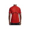 Under Armour Rush Logo Print Color Block Training Short Sleeve T-Shirt Men Tops Orange 1366064-839