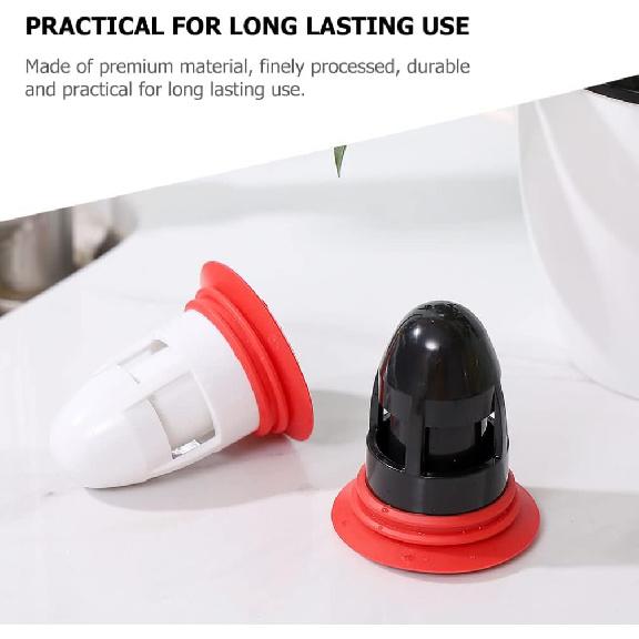 BESPORTBLE Rubber Anti- Odor Floor Drain Shower Waste Water Drainer, No Filter Deodorant Anti- Clogging Backflow Preventer Sewer Floor Drain Core for