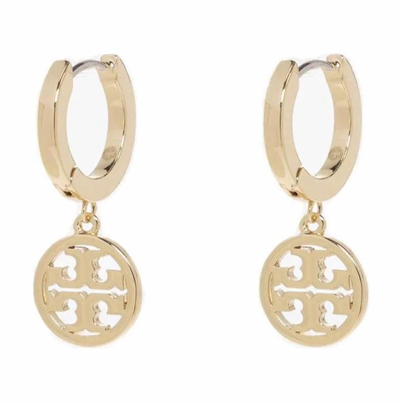 TORY BURCH Brand Design Brass Earrings Women s Gold 99000720-gold F золотой