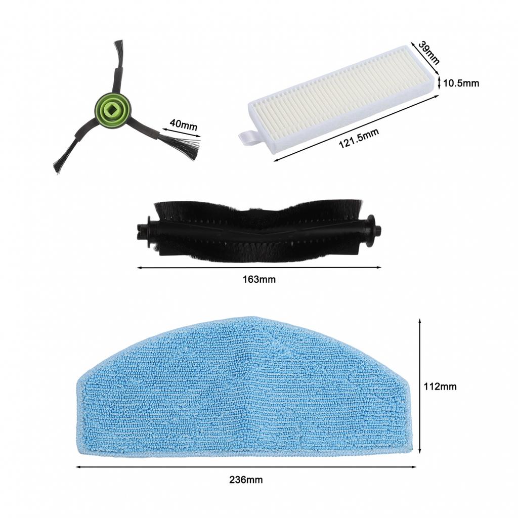 For G20 Pro Accessories Essential Replacement Set of Main Brush and Filters