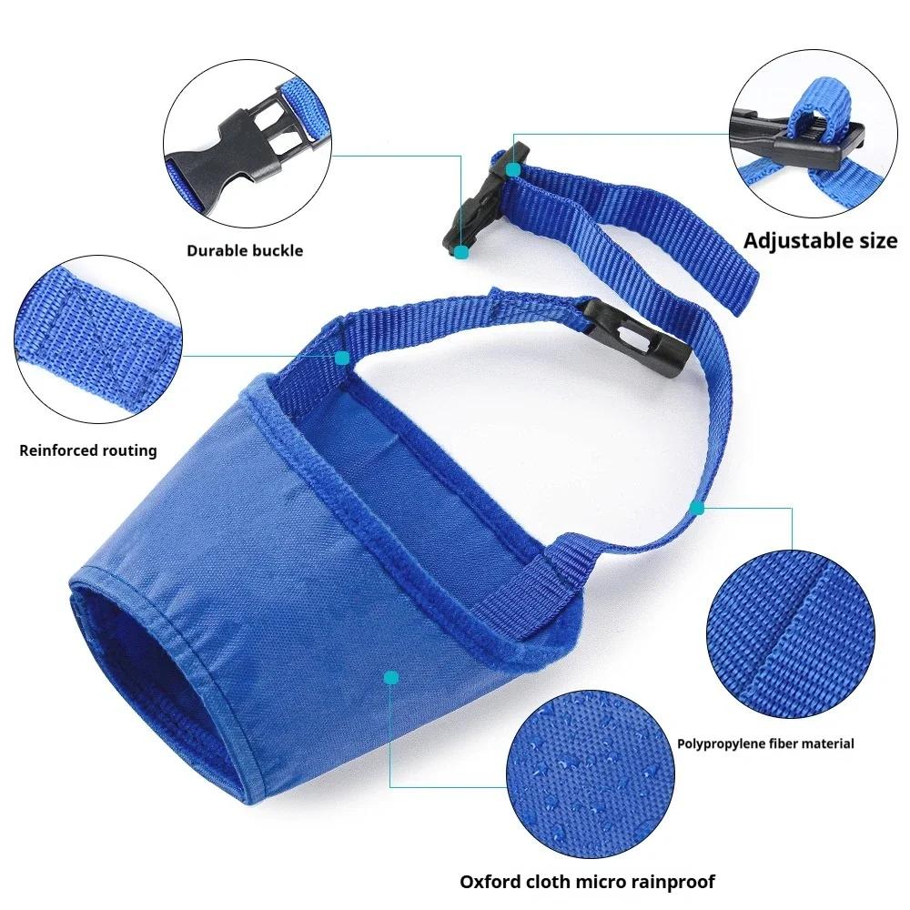 Dog Muzzle Adjustable Anti-biting Anti-barking Anti-feeding Dog Muzzle Pet Supplies