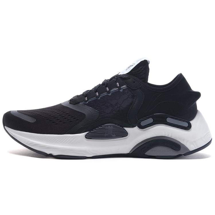 new LiNing Arashi Shock Absorbing, Non Slip, Wear Resistant, Breathable And Lightweight Low Top Running Shoes Men's Black