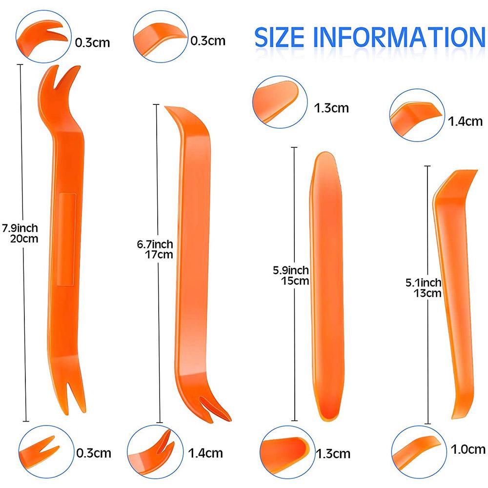 Auto Trim Removal Tool Car Door Trim Panel Tools Car Radio Audio Installer Pry Tool for Car Auto Door Clip Panel Crowbar Removal