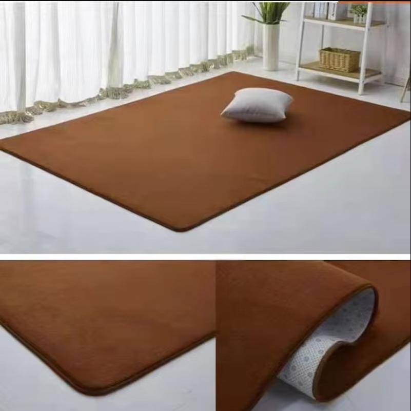 Modern, Simple and High-end Coral Velvet Carpet, Living Room Sofa, Bedroom Bed, Anti-stain Carpet, Home Decoration