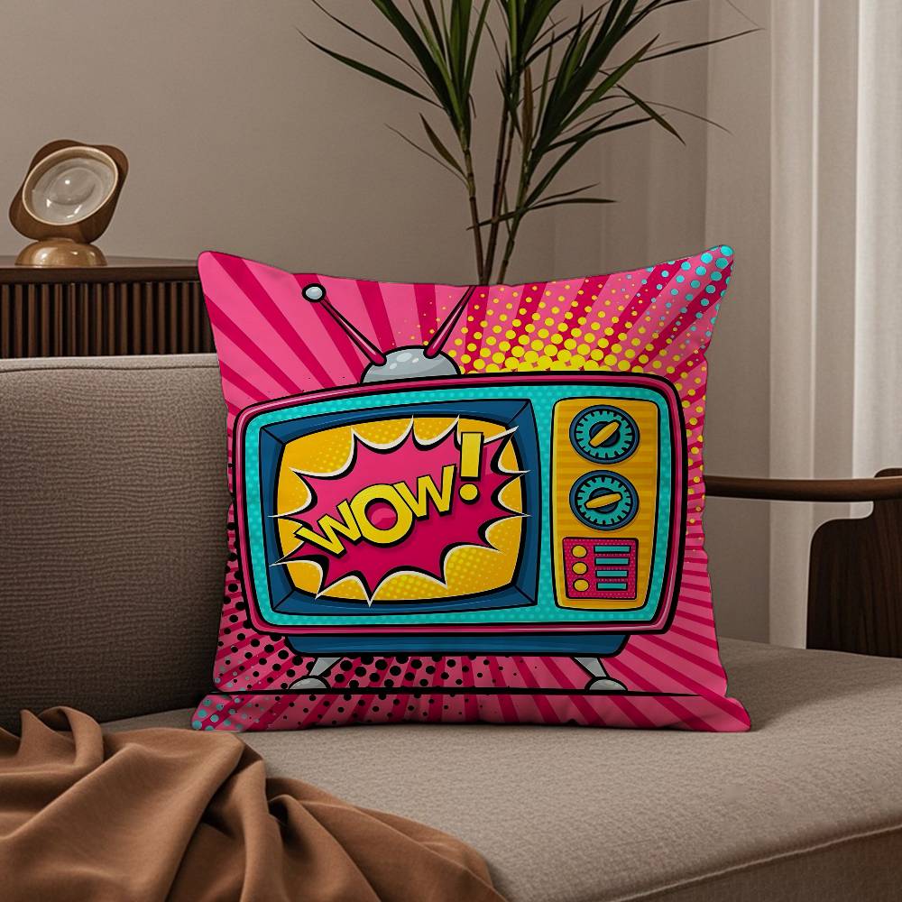 Roy L-Lichtenstein Art Pillow Case good printing pillowcase living room sofa cushion cover bedroom room decor