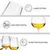 2PCS Ultra-thin Tasting And  Appreciation Goblets Collection Level Handmade Red Wine Glass Crystal Burgundy Bordeaux Goblet Art