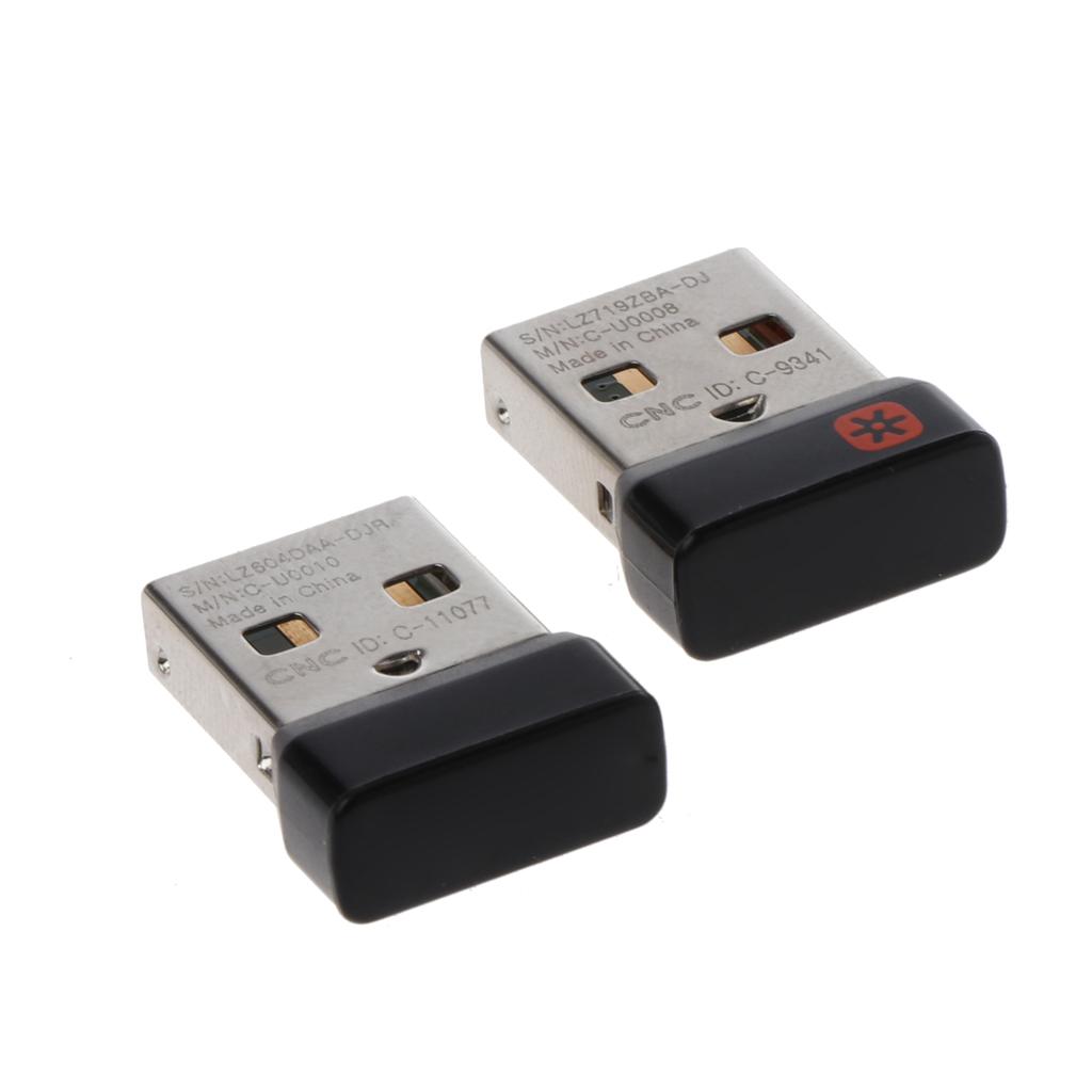 Vereinigender USB-Adapter Kabelloser Dongle-Empfänger für Maus Tastatur Verbindet 6 Geräte für MX M905 M950 M505 M510