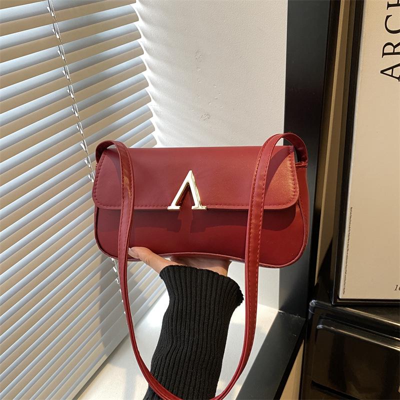 2026 French Retro Single Shoulder & Crossbody Bag – Women's Fashionable, Versatile Underarm Design