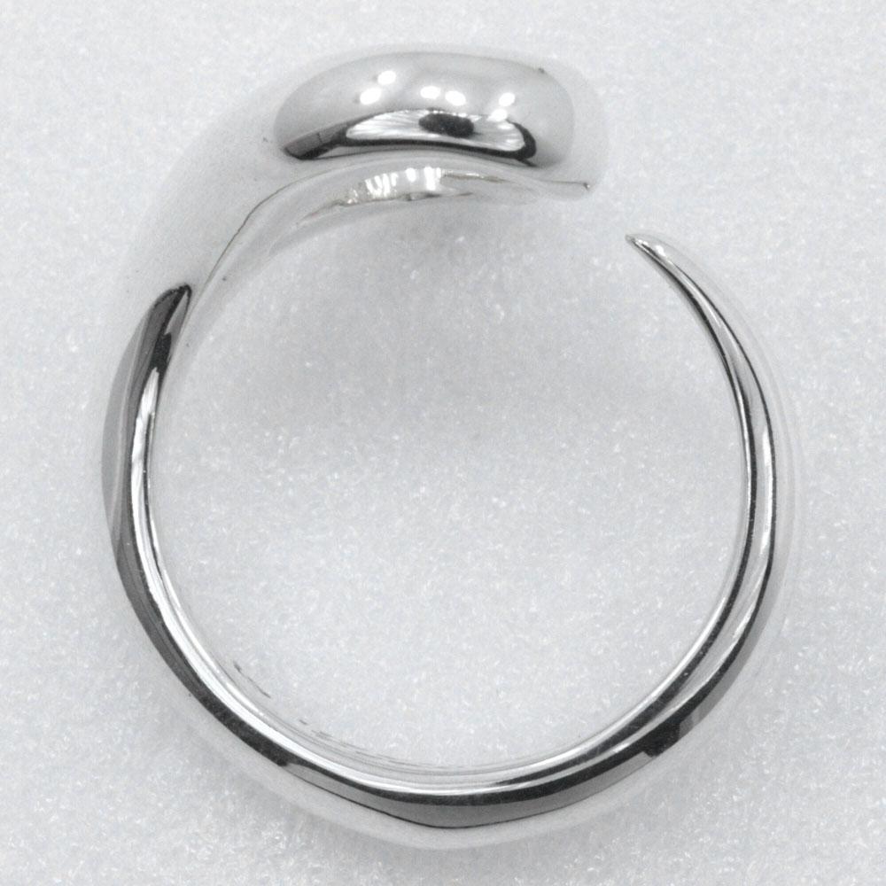 TIFFANY&Co. Open Heart Ring Elsa Peretti Silver925 #4.7(US Size) Heart 4.5g Women Used