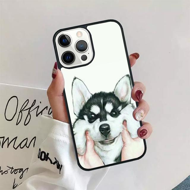 cute Husky baby Skin Coque Shell For iPhone 17 Air 15 16 14 13 12 Pro Max 11 Pro Max Plus Phone Case Cover