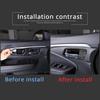 Inner Door Handle Bowl Cover Trim for Honda Pilot 2016-2022, 4PCS ABS Material Car Interior Door Bowl Frame Protector Accessories (Carbon Fiber