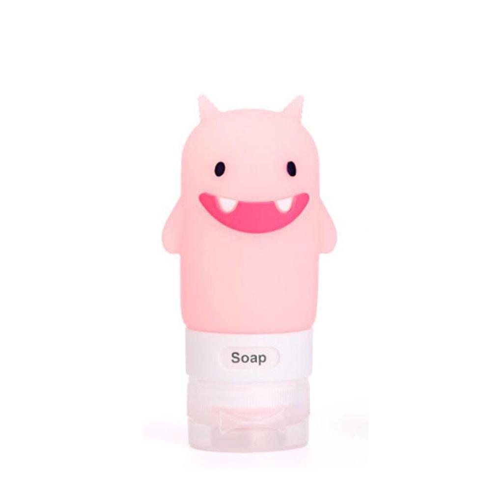 Multicolor Silicone Filling Bottle Cute Shape Travel Packing Empty Bottle