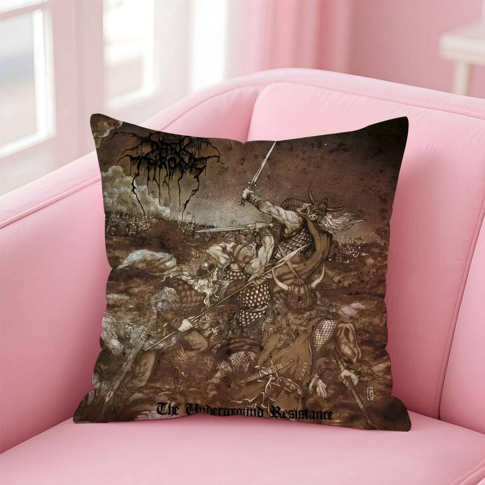 D-Darkthrone Cushion Cover Linen Pillowcase Cover Soft Decor For Sofa Home Room