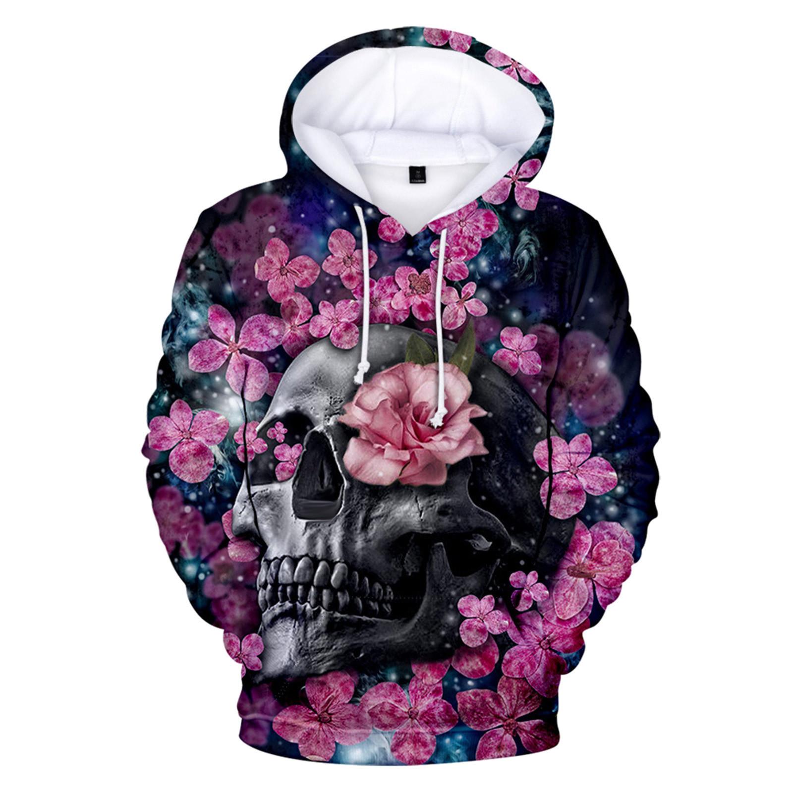 

Модный принт ко Дню святого Валентина, свободный мужской и женский худи с длинным рукавом L