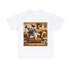 Unisex Adult T-Shirt Pug In Bow Tie Sophisticated Pet Art Deco