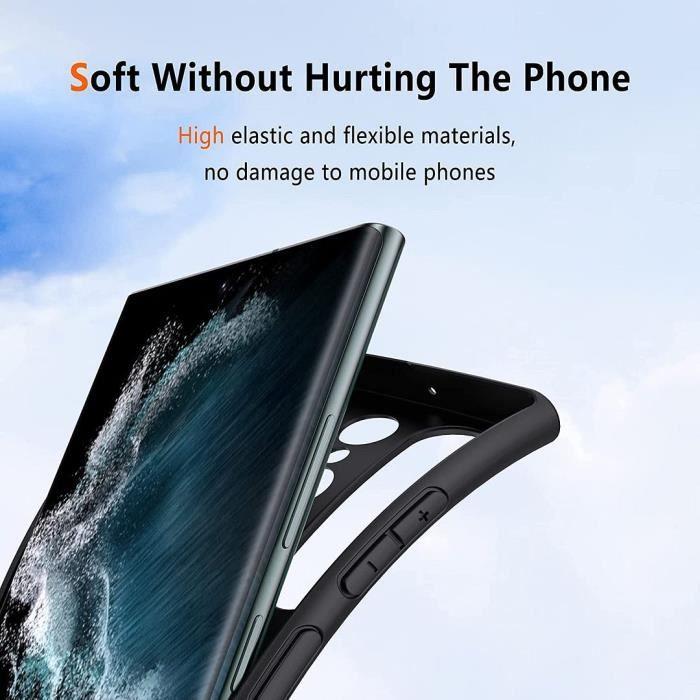 Coque de protection - Samsung - S23 Ultra - Silicone - Ultra Slim - Antichoc Noir