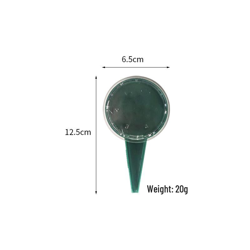 Garden Seedling Hole Puncher with Long Handle - Plastic Planter Tool for Planting and Digging