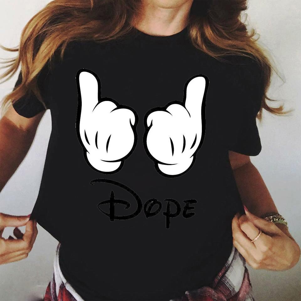 2025 Disney Mickey Mouse Cute Harajuku Ullzang Fashion Top Family Parent-Child Top 100% Pure Cotton Printed Leisure T-shirt