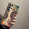 Retro Floral Pattern Funda Phone Cover Case for Samsung Galaxy S26 Ultra S23 Note 20 8 9 10 S10 S9 S20 Ultra S25 Plus S21 FE S24