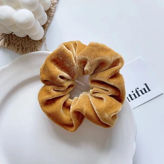 Classic All-match Velvet Scrunchies Women Girls Elastic Hair Rubber Bands Accessories Tie Hair Ring Rope Lady Headdress Headwear
