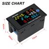 Digital LCD AC Panel Meter Voltage Amps Frequency Energy Power 40-300V 0-100A