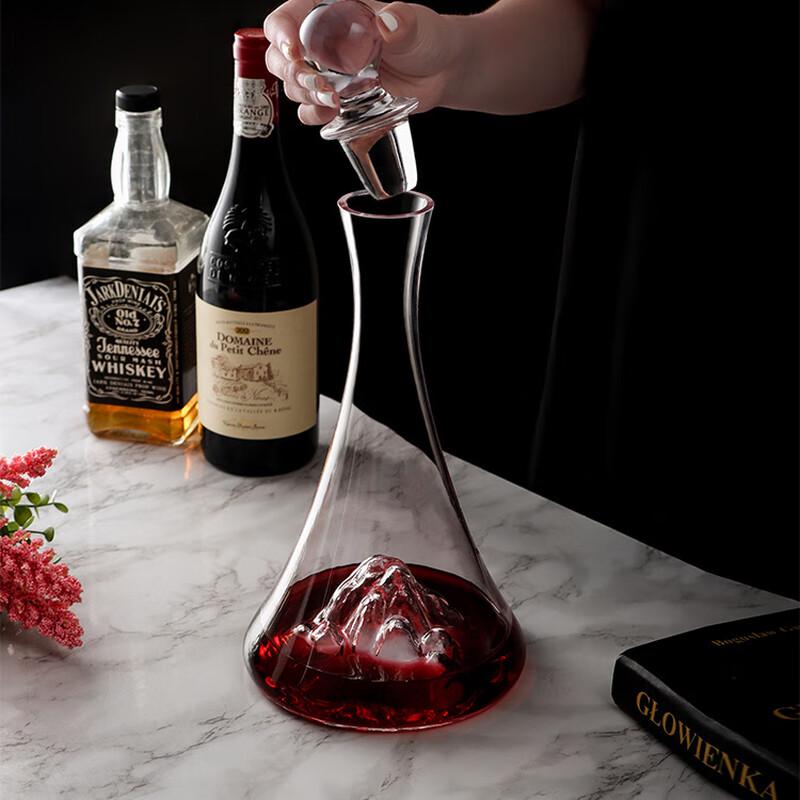 Crystal Glass Waist Wine Decanter