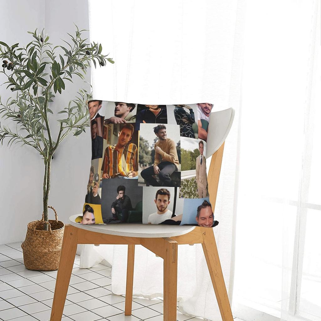 Jonathan Bailey Pillow Cover  Comfy Cushion Cover Vintage Pillow Case For Living Room Chair
