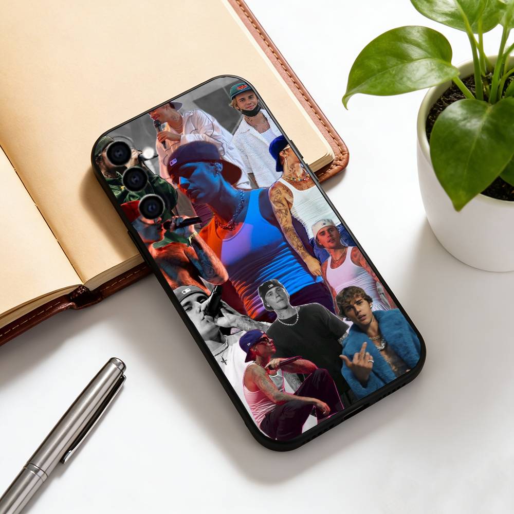 Swag J-Justin B-Bieber Phone Case For Samsung Galaxy A73,A72,A71,A70,A53,A52,A51,Others Soft Black Cover