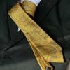 Shaoxing Tie Casual Dress Professional Business Wedding High-Grade Polyester Silk 8Cm Jacquard Tie Men'S Senior