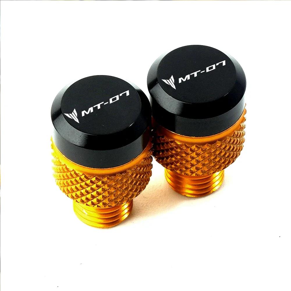 Accessories Motorcycle M10*1.25 Aluminum Mirror Hole Plugs Screws Bolts For Yamaha MT07 MT09 SP MT 09 07 10 MT10 FZ09 FZ07 MT-07